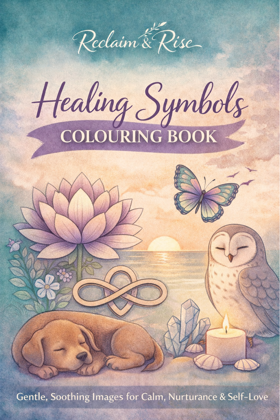 Healing Symbols Colouring Book