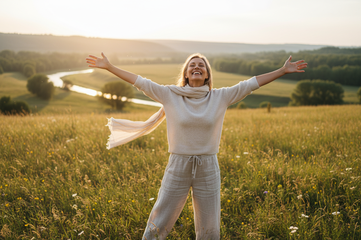 A woman between 40-60 who is free