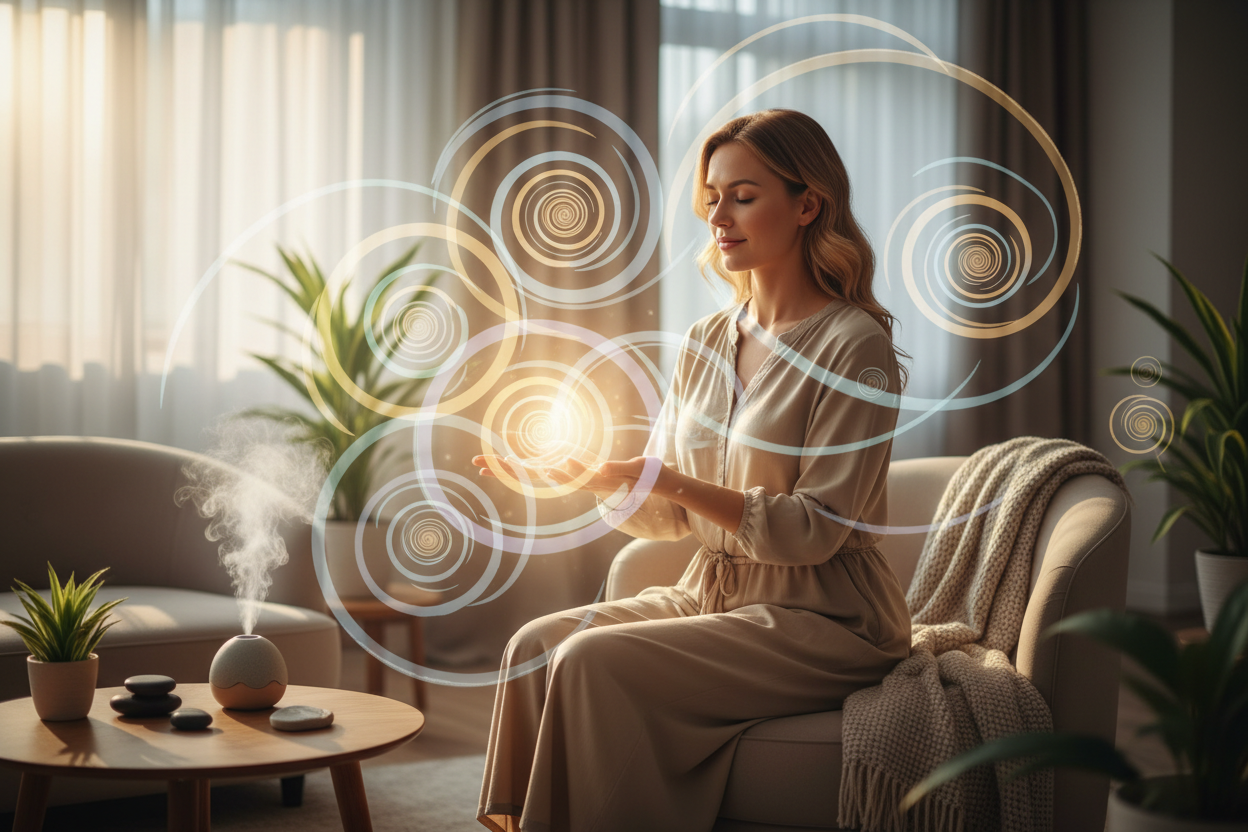 create an image depicting hypnosis